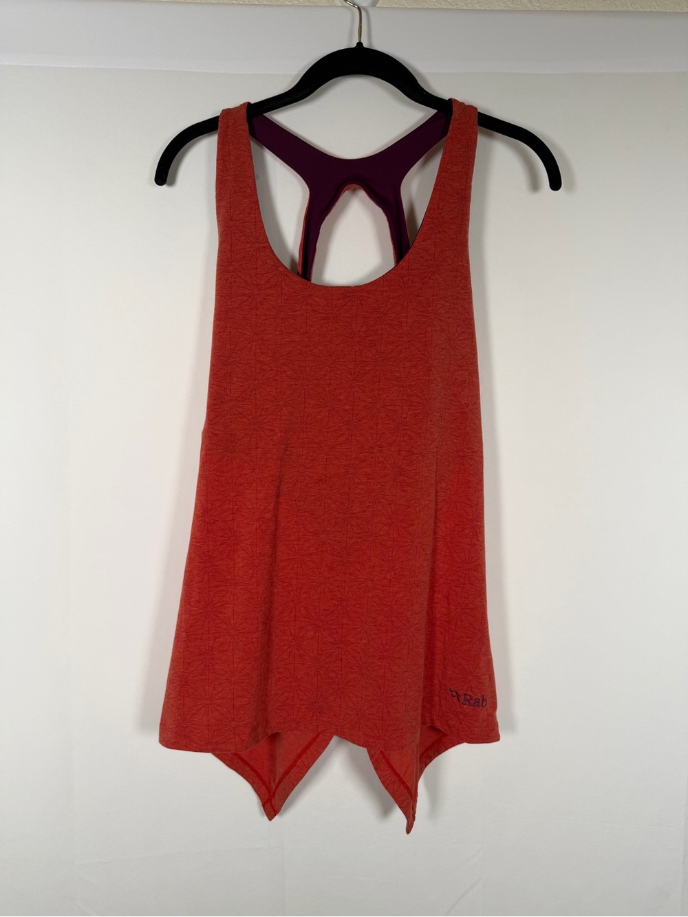 Red Women's Tank Top with Racerback